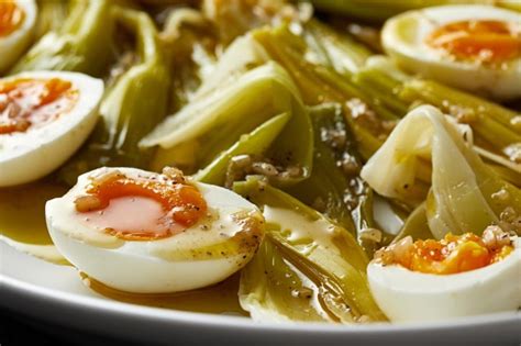 Steamed Leeks Soft Yolked Eggs So French And So Ready For Spring The Columbian