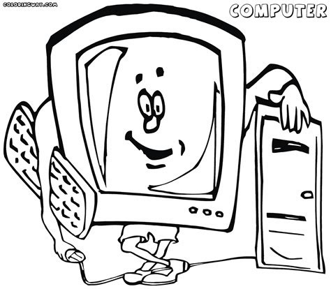 Computers run just about everything. Computer coloring pages | Coloring pages to download and print