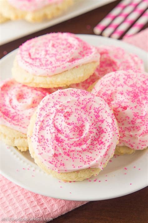 Frosted Sugar Cookies Deliciously Sprinkled