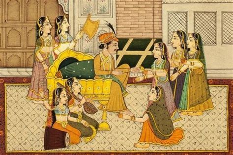 Royal Mughal And Rajput Paintings From Rajasthan At Roadswelltraveled Com Mughal Paintings