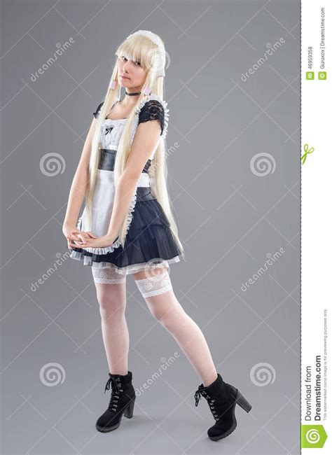 Blonde French Maid