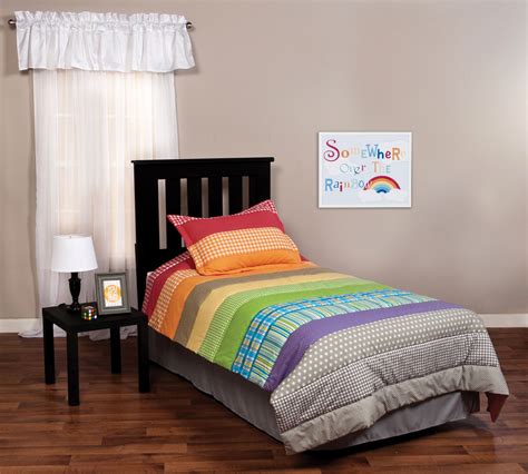Although comforters are a loose piece of bedding, you cannot just place one on a differently sized bed. Rainbow Connection Twin Bedding Set - Walmart.com ...