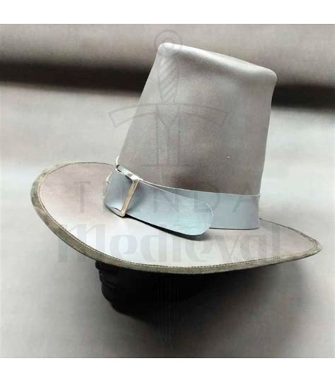 Sombrero barroco caballero marrón claro, siglo XVII ᐉ Talla L