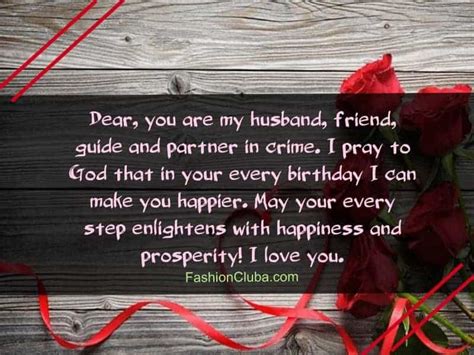 Best Romantic Birthday Wishes For Husband From Wife With Images