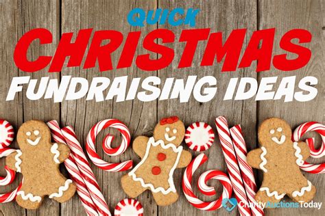 Quick Christmas Fundraising Ideas Charityauctionstoday Christmas