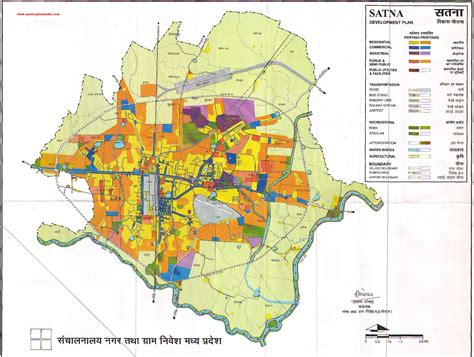 Satna Development Plan Map Master Plans India
