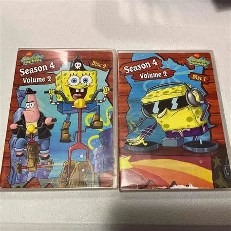 Spongebob Squarepants Season 4 Vol 1 Dvd 2007 2 Disc Set Mint