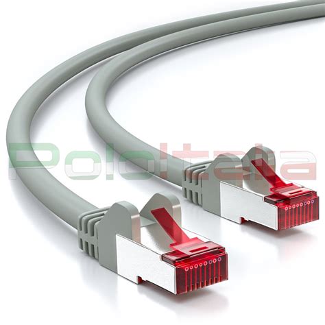 Cavo Da 0 A 50m Di Rete Ethernet Lan Schermato Cat 6 Sftp Rj45 Gigabit