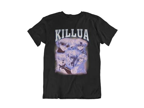 Killua T Shirt Hunter X Hunter Killua Gon Minimalist Retro Etsy