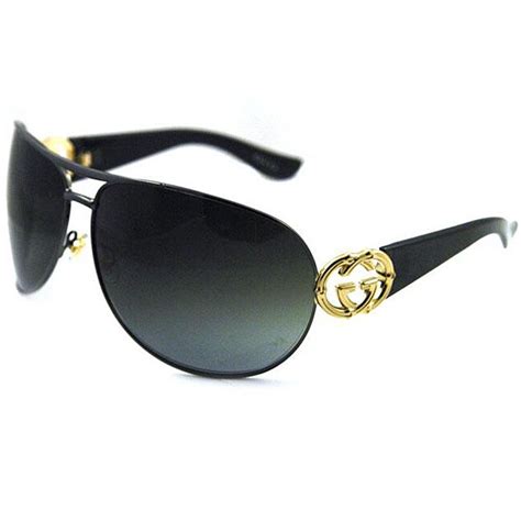 Gucci Womens Gg 2834 Oversized Aviator Sunglasses Overstock