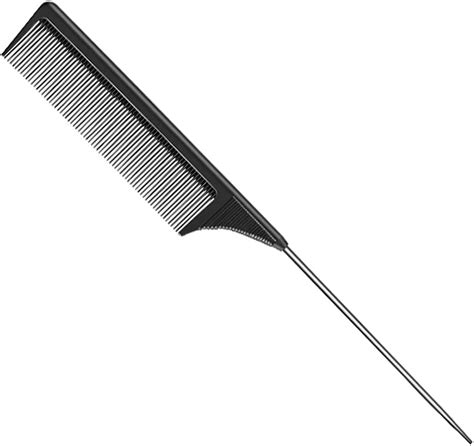 Pin Tail Comb Rat Tail Combs Black Carbon Fiber Parting Combs Anti