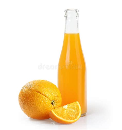 Orange Juice Glass Bottle Stock Image Image Of Delicious 26602027