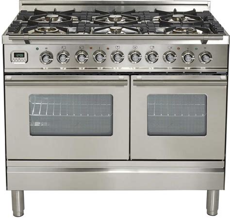 Ilve Updw1006dmpilp 40 Inch Dual Fuel Double Oven Range With Digital