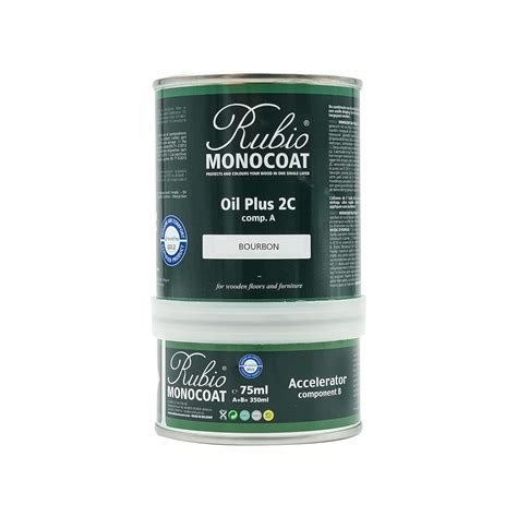 Rubio Monocoat Zero Voc 2 Component Oil Finish Bourbon 350ml Amazon
