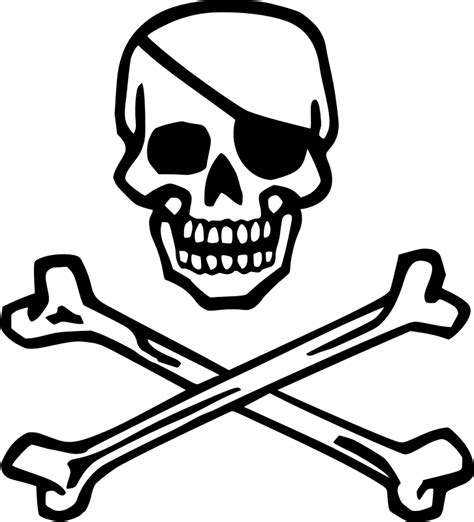 Skull And Crossbones Jolly Roger Clip Art Illustration Skull Png