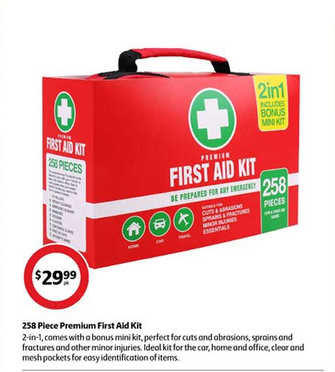 258 Piece Premium First Aid Kit Offer At Coles Au