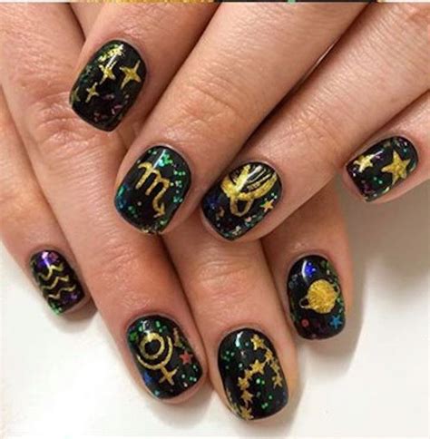 Nine Of The Dreamiest Zodiac Nails Inspired By Astrology Nails Nail