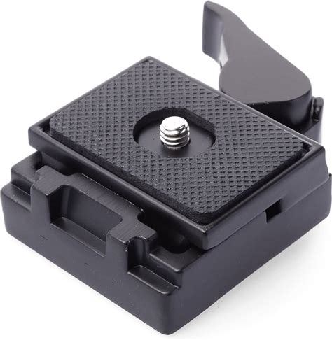 Xcsource Black Metal Quick Release Plate Clamp Adapter Set For Slr