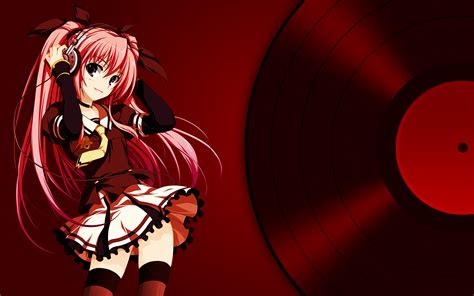 Wallpaper anime girl, redhead, bodysuit, fiery sword, sci. red anime wallpaper 2 Wallpaper and Background Image ...