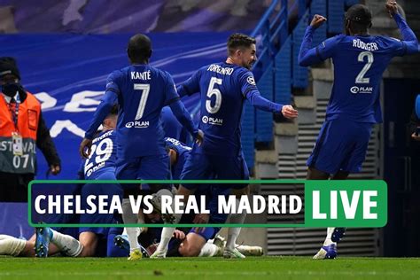 Chelsea 2 Real Madrid 0 Agg 3 1 Live Reaction Werner And Mount Send Blues Into Champions
