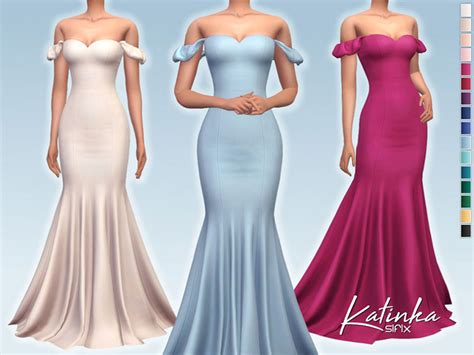 Cutest Custom Gowns For The Sims 4 Free Cc And Mods Fandomspot