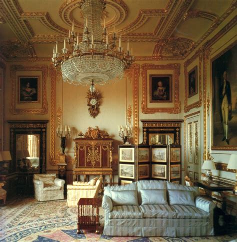 Windsor Castle Cream Drawing Room Windsor Castle Interior Palace