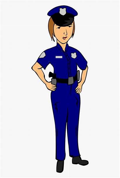 Police Officer Clipart Cartoon Policeman Female Drawing