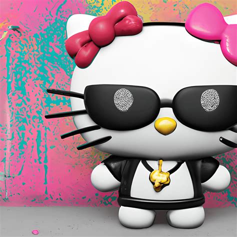 Hello Kitty Gangsta · Creative Fabrica