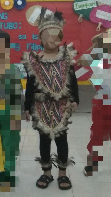 Bagobo Costume Or Atiatihan Katutubo Native Filipino Costume 3 7years