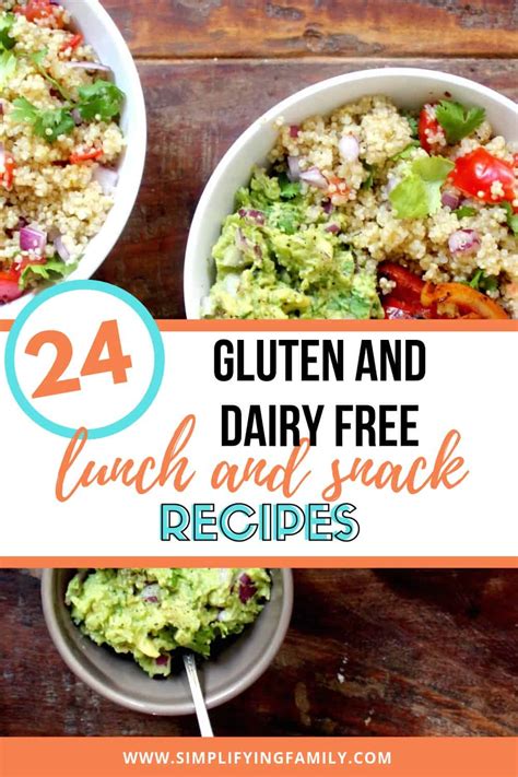 Amazing Gluten Free And Dairy Free Snacks And Lunch Ideas