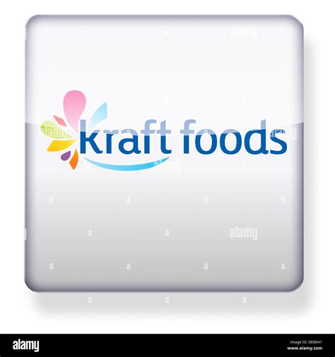 Kraft Foods Logo Als Ein App Symbol Clipping Pfad Enthalten Stockfotografie Alamy