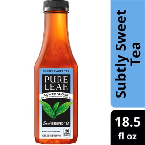 Pure Leaf Subtly Sweet Tea Lower Sugar Iced Tea 185 Fl Oz Kroger