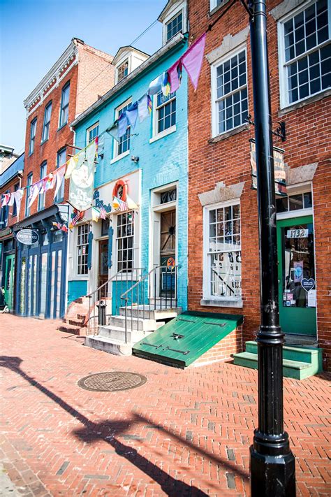Beautiful Houses And Sights To See In Fells Point Baltimore Fells