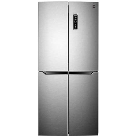 Sharp French 4 Door Silver Refrigerator 472l Sj Xp470hb Sl Costc