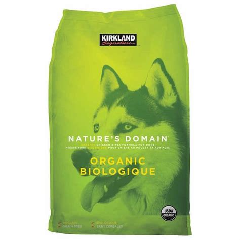 Dog clothing good or bad? Kirkland Nature's Domain Organic Chicken & Pea Dog Food 13 ...