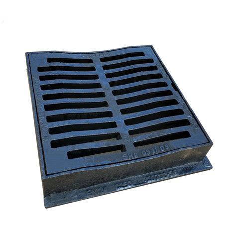 Cast Iron Gully Grating Cover Rectangular Sewer Drain Grates Anjoy