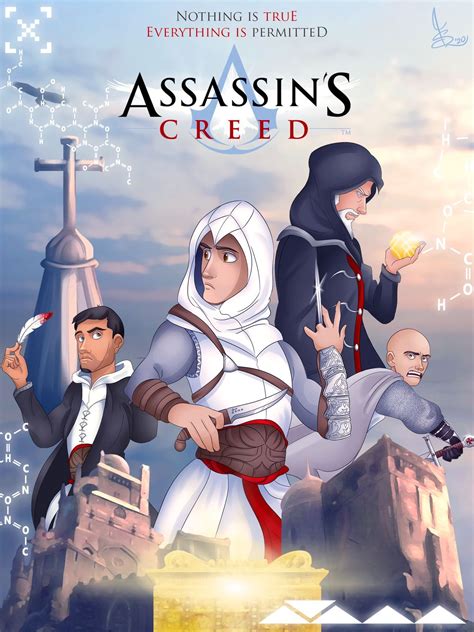 Assassins Creed Animated Poster By Imajanaeshun On Deviantart