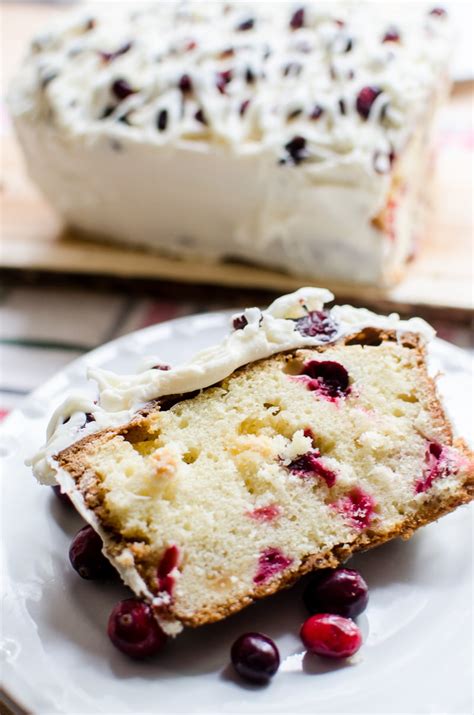 Vanilla and brandy flavoring 4 eggs 2 c. Christmas Cranberry Pound Cake - A Grande Life