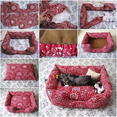 Diy Fabric Pet Sofa Bed Dog Bed Sewing Pattern Diy Pet Bed Diy Cat Bed
