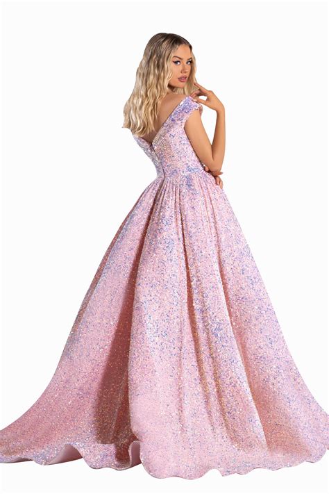 Portia And Scarlett Ps21026 Pink Violets Boutique And Formal