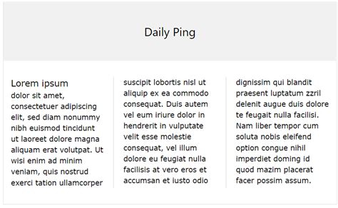 Css Multiple Columns Tutorial Reference