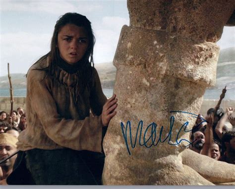 Maisie Williams Signed Autographed 8x10 Photo Game Of Thrones Arya