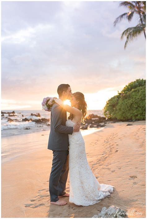 Sweet Serenity Found ~ Ashley And Jeffs Maui Elopement Oahu Wedding