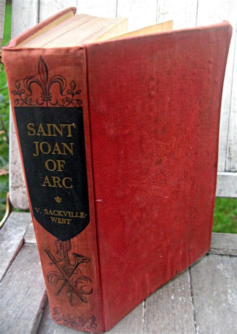 Vintage Book Saint Joan Of Arc By Vita Sackville West 1936 Etsy