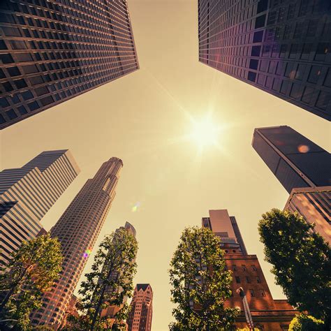 Los Angeles Skyscraper On The Downtown Photograph By Franckreporter