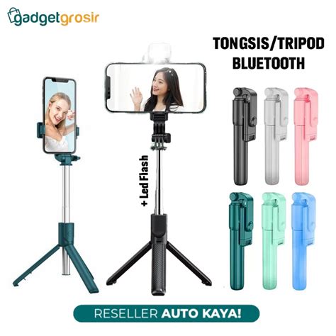 Jual Tongsis Tripod Bluetooth R1 R1s Selfie Stick Tomsis Remote Control