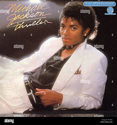 Michael Jackson Thriller Vintage Vinyl Cover Album Front Stock