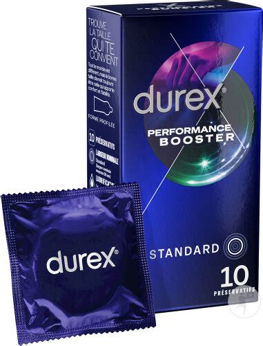 Durex Love Sex Performance Booster Préservatifs Gel Retardant 10 Pièces