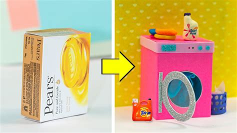 Diy Mini Washing Machine From Waste Boxes How To Make Miniature