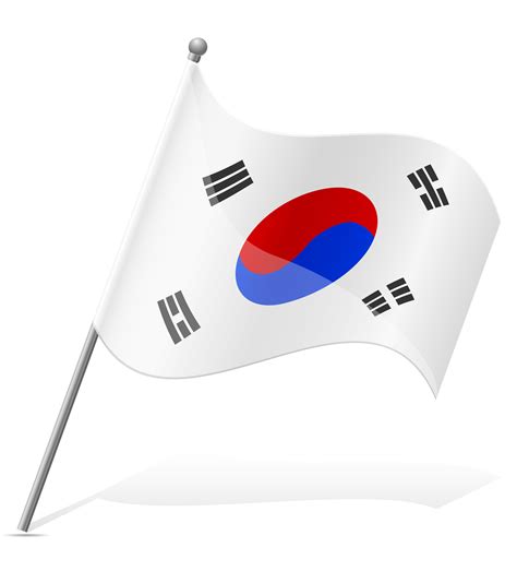 Flag Of South Korea Vector Illustration 513489 Vector Art At Vecteezy